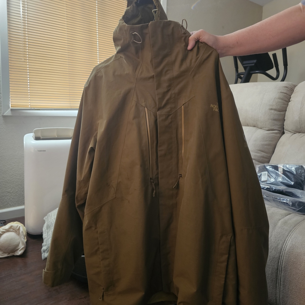 The North Face Steep Series Men’s Shell Jacket – XXL – Brown Ochre – Like New